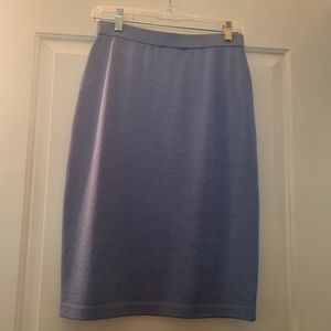 St. John Blue Pencil Skirt: Size 2-8
